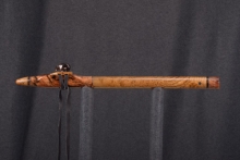 Mun Ebony Burl Native American Flute, Minor, Low E-4, #T7G (10)